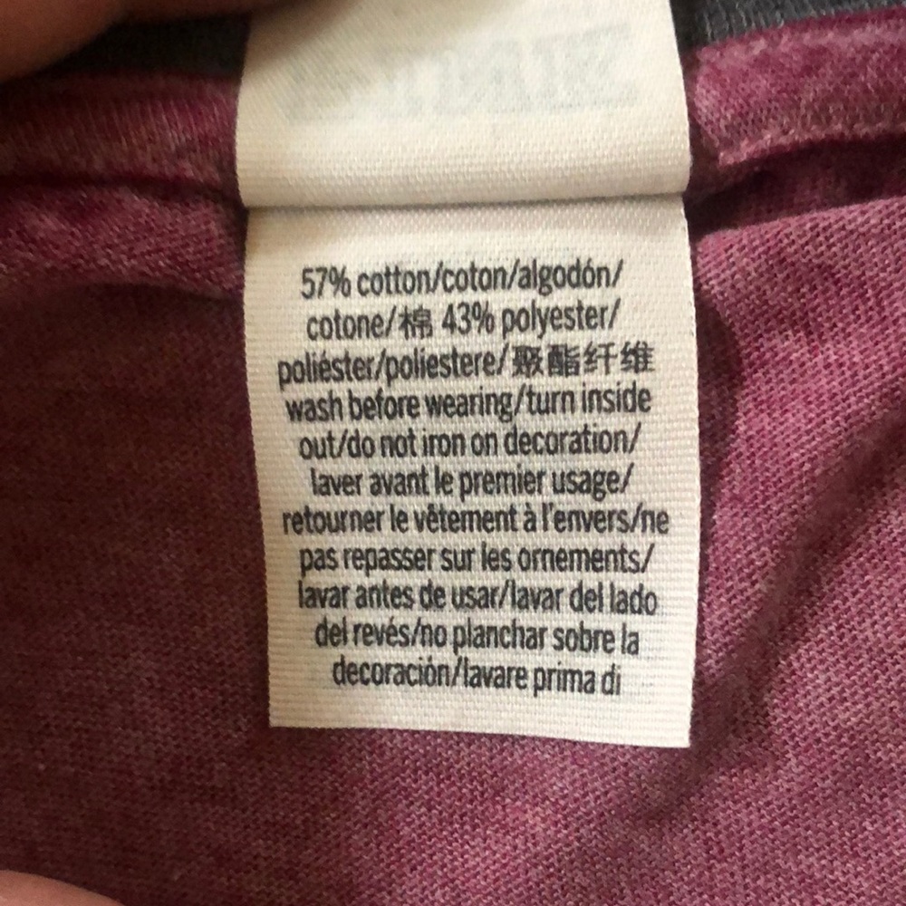 Pink VS Baseball Tee - Picture 3 of 3